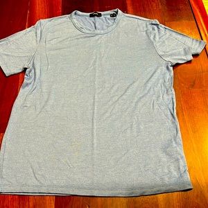 Men’s theory brand blue soft short sleeve shirt great condition